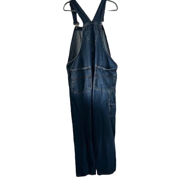 Anchor Blue Vintage Denim Bib Overalls Jeans Men’s Size L - Picture 2 of 10